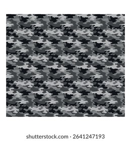 Urban Grey Camouflage Seamless Pattern
