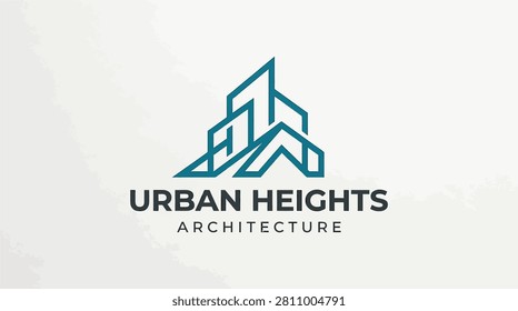 Urban Heights Architecture Logo Design.