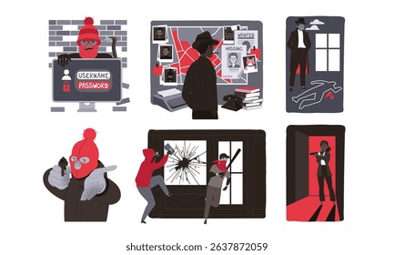 Urban Heist Scene A Captivating and Thrilling Visual Narrative That Grabs Attention and Interest