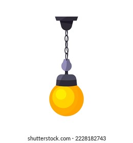 Urban home lighting ceiling wall mounted flat. Design spotlight lantern light outside inside building electrical appliance. Modern classic gothic style different size interior exterior isolated white