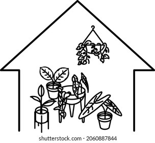 Urban jungle icon , vector