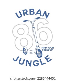 URBAN JUNGLE, KIDS GRAPHIC T SHIRT VECTOR DESIGNS AND OTHER USES.