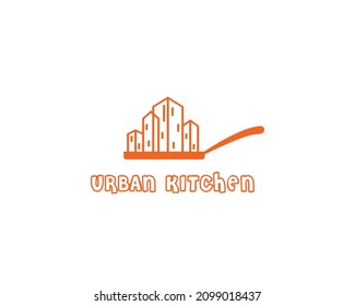 Urban Kitchen Logo Modern Logo suitable for restaurant or urban cafe