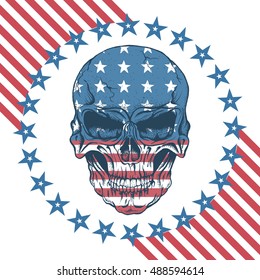 2,250 American Flag Skull Images, Stock Photos & Vectors 