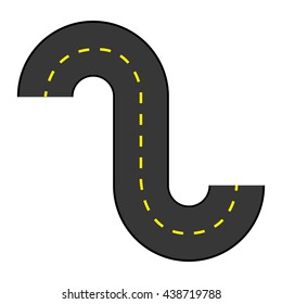 Urban lifestyle concept. Street way icon. vector graphic