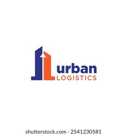 Urban Logistics Logo Design Vector