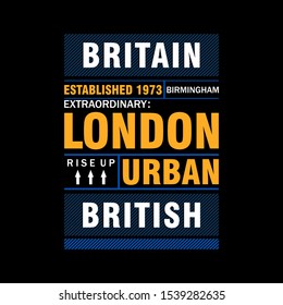 urban London slogan typography graphic design authentic concept for t shirt print,vector illustration,art