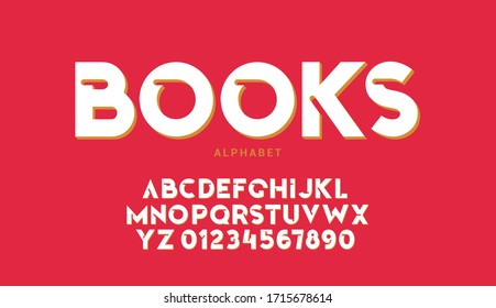 urban modern alphabet font and number. Typography Trendy creative design concept fonts and numbers. vector illustraion