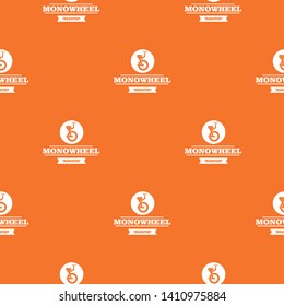 Urban mono wheel pattern vector orange for any web design best