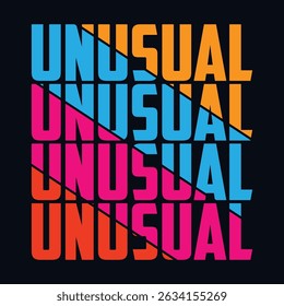 Urban neon graffiti unusual slogan with outline gradient font - Hipster graphic typography vector illustration for tee t shirt or sweatshirt