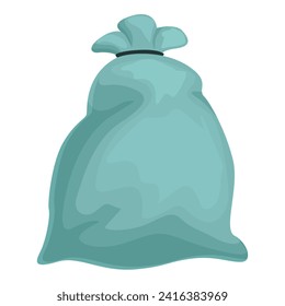Urban package basket icon cartoon vector. Bin trash. Bottle item eco