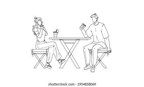 Couple On Bench Drawing Images Stock Photos Vectors Shutterstock