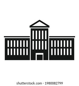 Urban parliament icon. Simple illustration of Urban parliament vector icon for web design isolated on white background