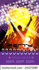 Urban party concept. Vector