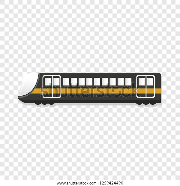 Urban passenger train icon. Cartoon of\
urban passenger train vector icon for web design \
