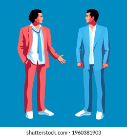 男性 全身 横顔 のイラスト素材 画像 ベクター画像 Shutterstock