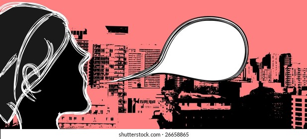 Urban people - vector.