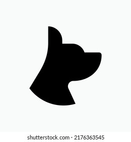 Urban Pet. Dog Icon. Pet Silhouette. Guardian Animal Symbol - Vector.