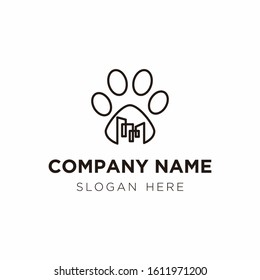 Urban pet logo design vector EPS10