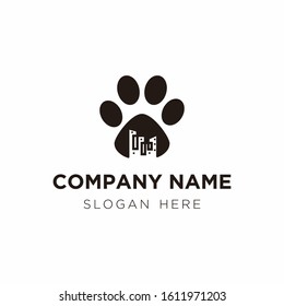 Urban pet logo design vector EPS10