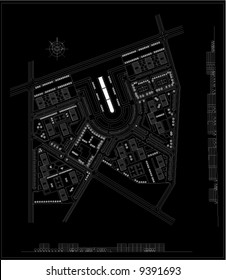 urban plan vector