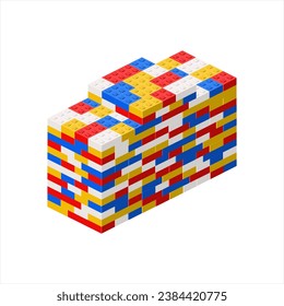 Urban planning, building layout. Vector