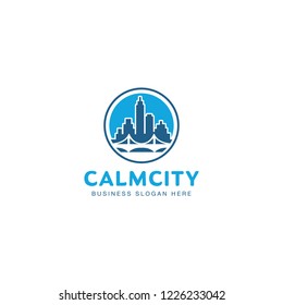 Urban real estate logo sign emblem 