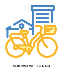 urban riding color icon vector. urban riding sign. isolated symbol illustration
