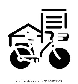 urban riding glyph icon vector. urban riding sign. isolated contour symbol black illustration