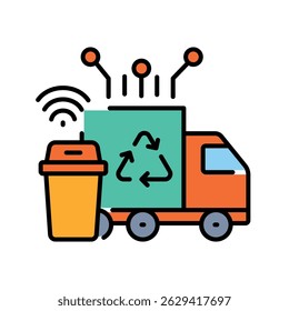 Urban safety management color line icon. Vector isolated element. Editable stroke.