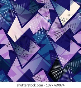 Fondo urbano sin soldadura con elementos de geometría de gradiente curvado