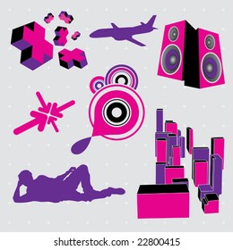 Urban series: editable design elements (16)