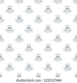 Urban shop pattern vector seamless repeat for any web design