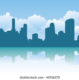 urban silhouette