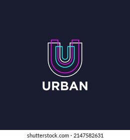 Urban. Simple and modern logo template.