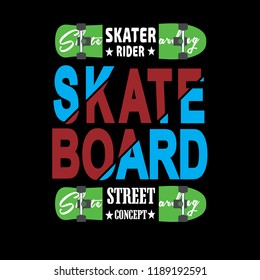 urban skate t shirt design vector for t shirt and other use