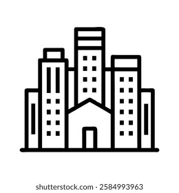 urban skyline for tourism and travel