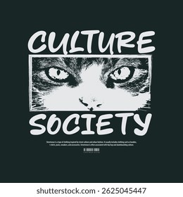 Urban society Casual Fashion Streetwear, Slogan Typography. for screen printing t-shirts, jackets
