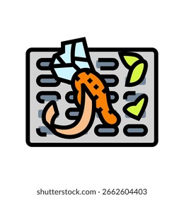 urban storm drain garbage color icon vector. urban storm drain garbage sign. isolated symbol illustration