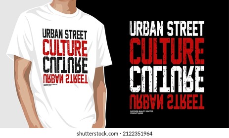 Urban street culture awesome t-shirt design