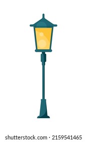 urban street lamp isolated icon