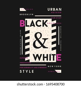 urban street style typography graphic design vector illustration for t shirt print