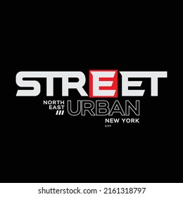 Urban street t-shirt and apparel design