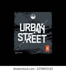 Urban street t-shirt and apparel design