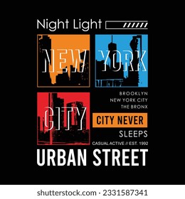 Urban street typography design, t-shirt and poster graphics, vector illustration
