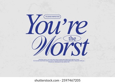 Urban Streetwear Aesthetic typography quotes vector graphic design