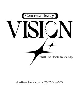 Urban streetwear Aesthetic typography text vector graphic design