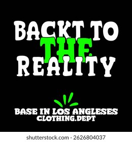 Urban streetwear Aesthetic typography text vector graphic design