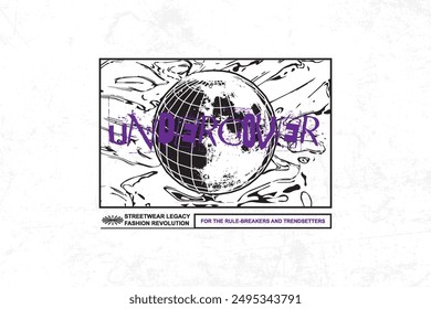 Urban Streetwear Aesthetic vector graphic design