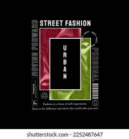Urban streetwear design for printed t-shirts, jackets, sweaters and more. Text slogan typography